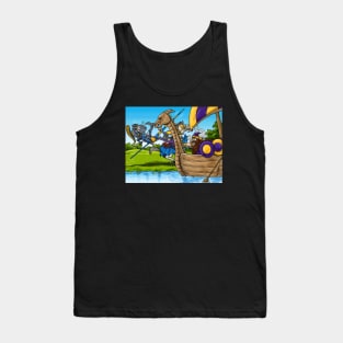 Minnesota Vikings Fans - Kings of the North vs Charge-less Tank Top